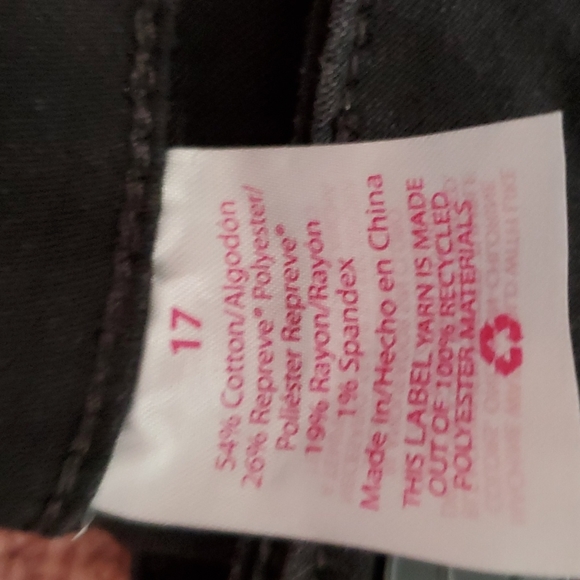 NWT no boundaries boot cut jeans size 17 - Picture 3 of 4